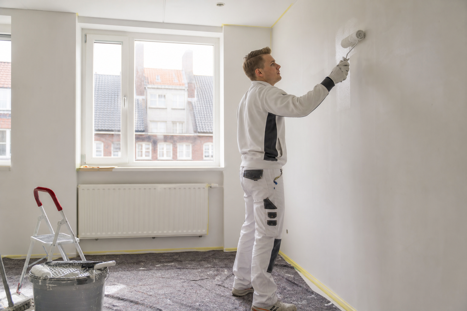 Binnenkozijnen en plinten schilderen: zo krijgt u een strakke afwerking