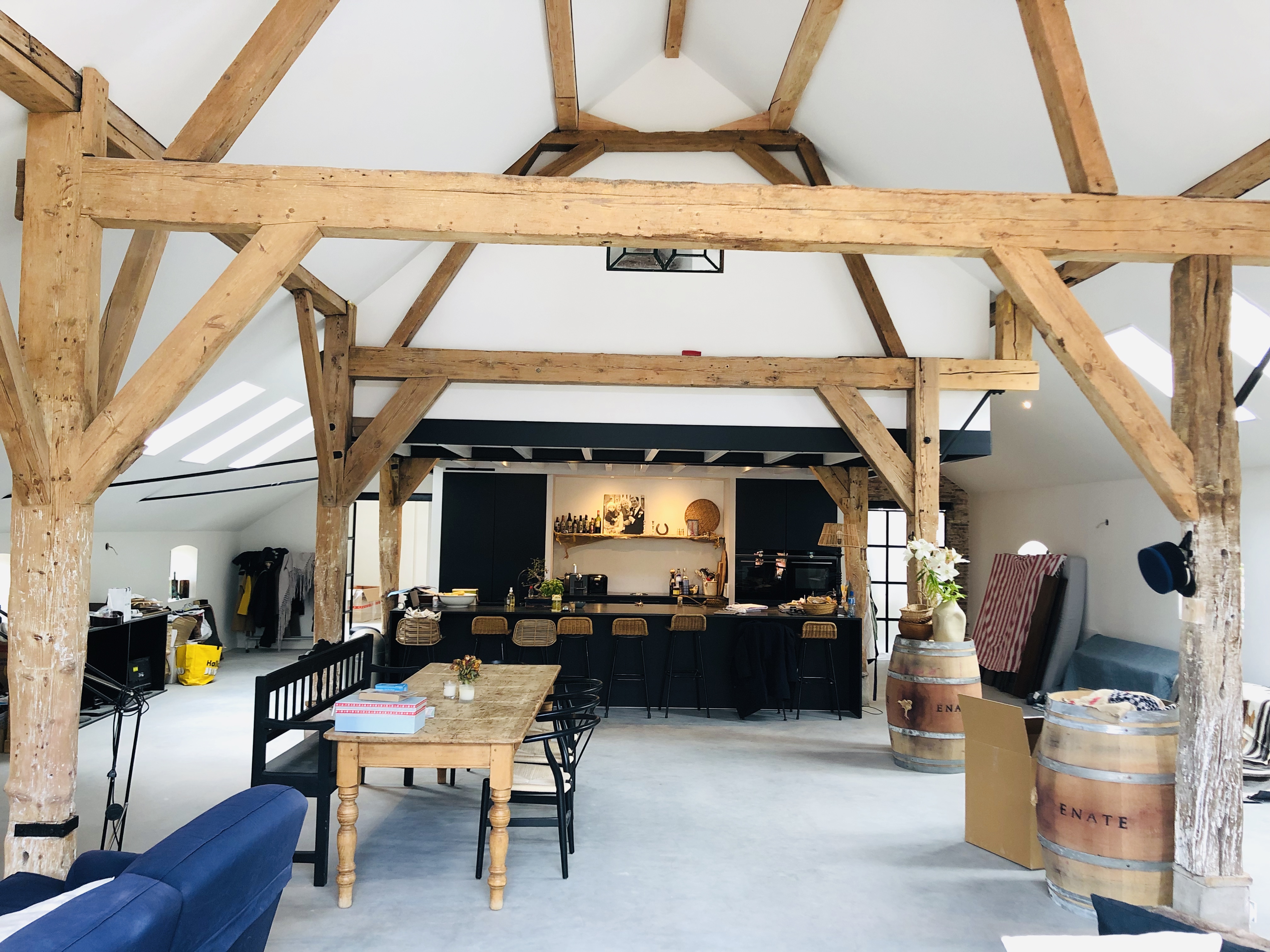 Glad stucwerk wanden en plafonds