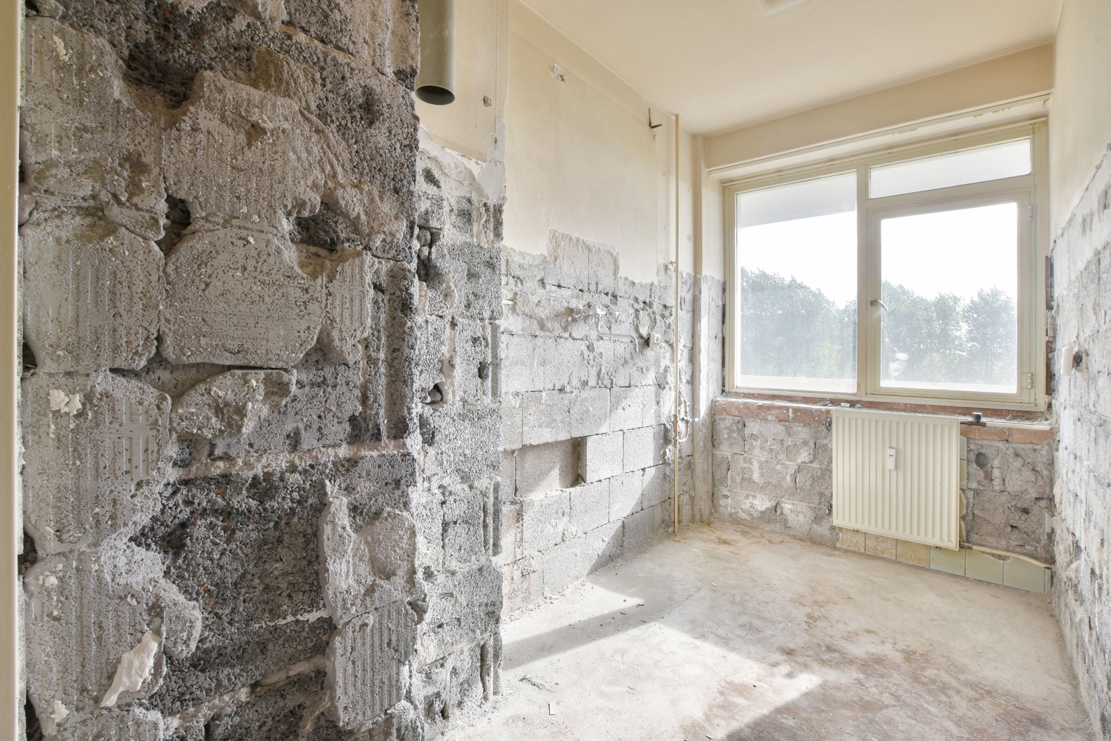 Bekijk Glad stucwerk wanden en plafonds volledige appartement Amsterdam foto 4