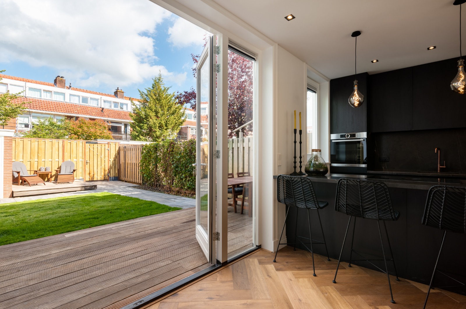 Bekijk Glad stucwerk luxe eengezinswoning in Amstelveen foto 8