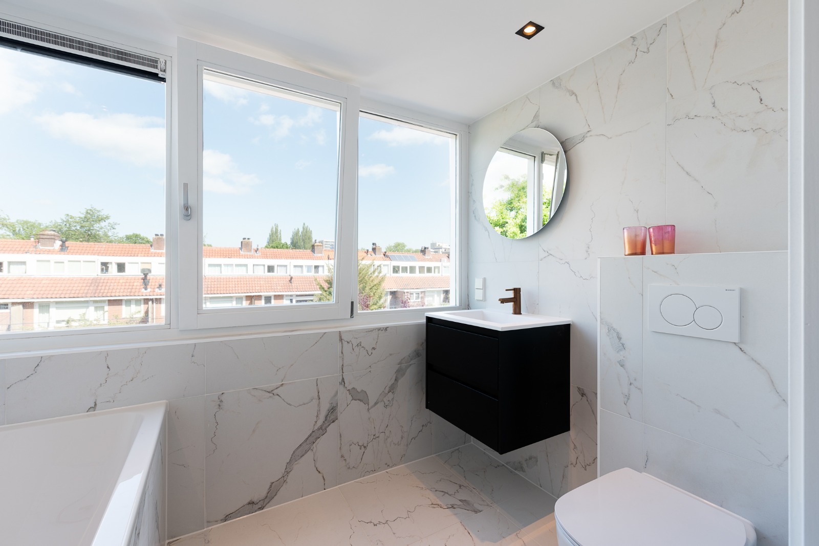 Bekijk Glad stucwerk luxe eengezinswoning in Amstelveen foto 24
